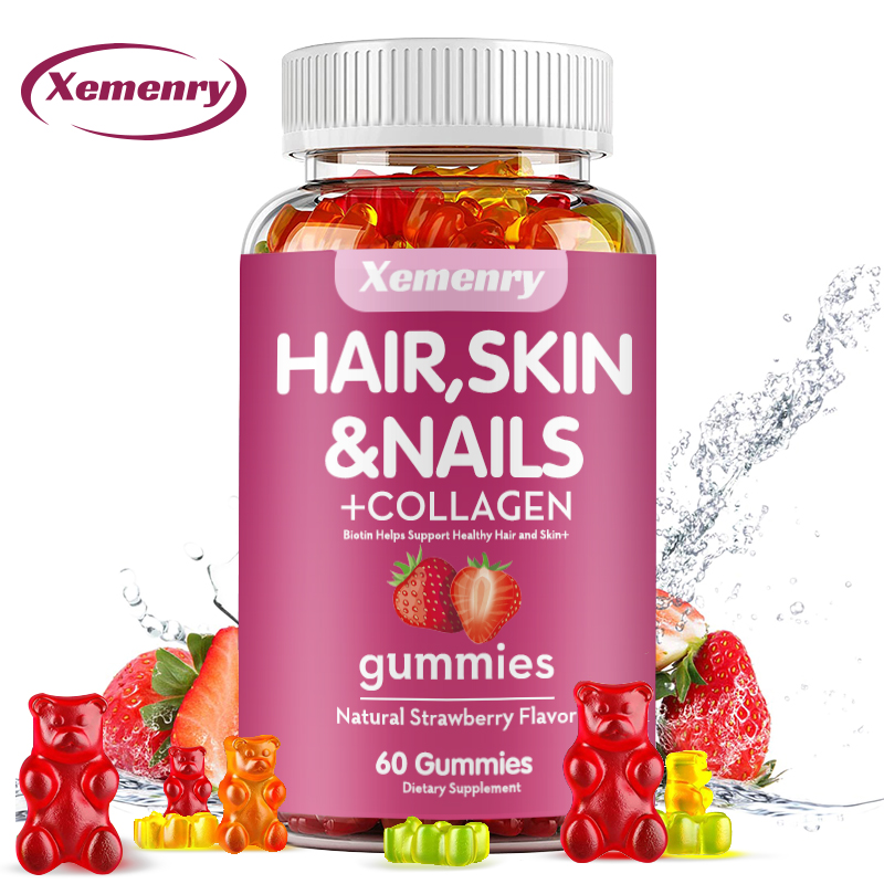 Hair Care Capsule - Biotine et vitamine Gummies Puissance maximale