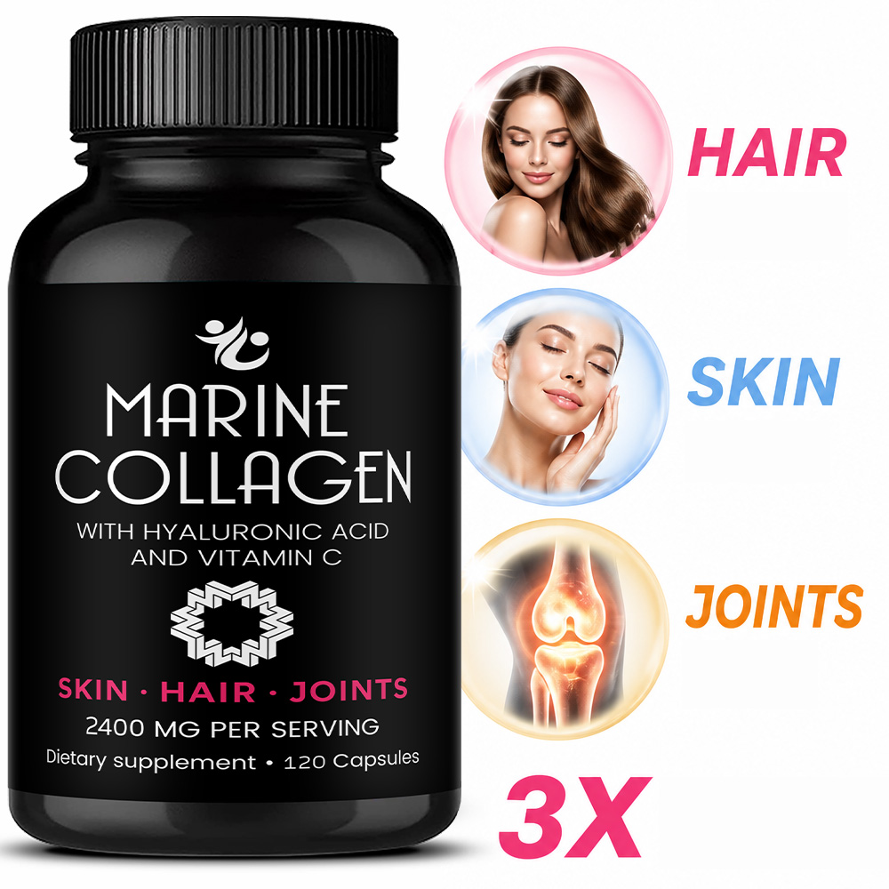Hair Care Capsule - Capsules de collagène marin 2200 mg