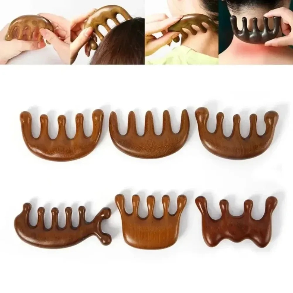 Detangling Wide Comb - Peigne de massage en bois pour