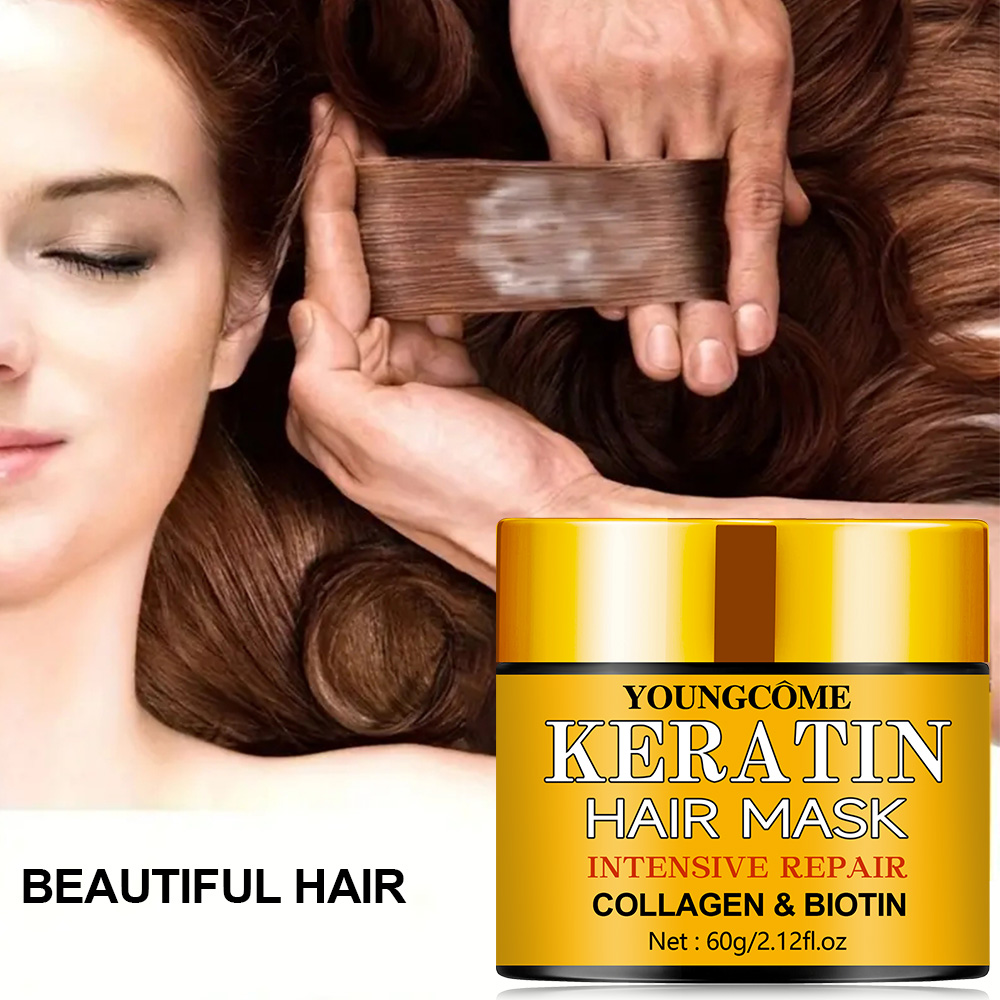 Hair Care Korean - Masque capillaire réparateur, huile essentielle nourrissante