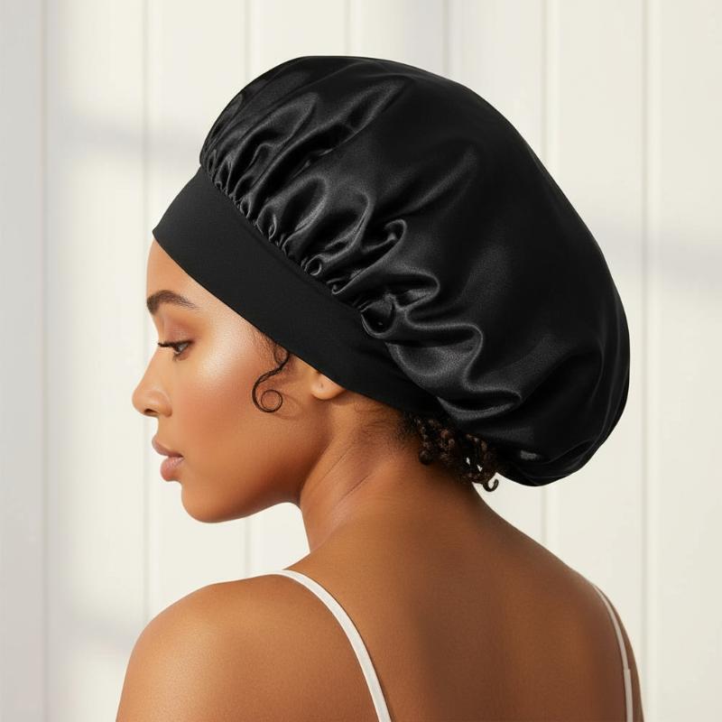 Satin Hair Bonnet - Bonnet de nuit en satin, lot