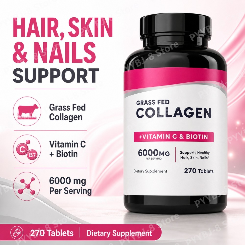 Hair Care Capsule - Comprimés de collagène 6000 mg avec