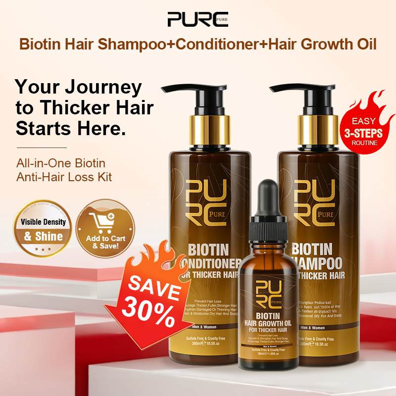 Argan Oil Treatment - PURC biotine huile de croissance des