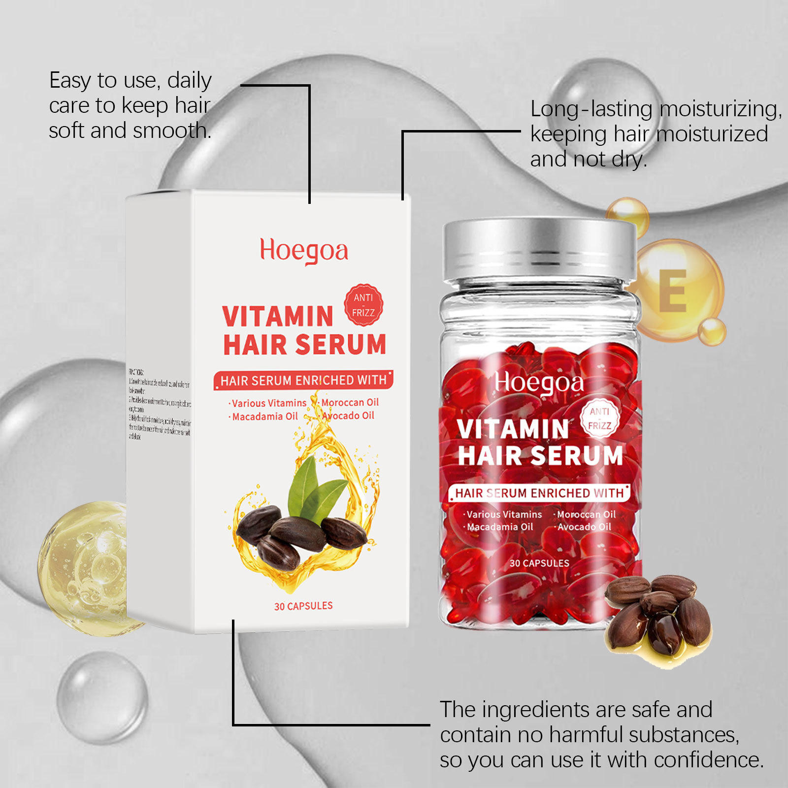 Hair Care Capsule - Capsules de sérum de soin capillaire