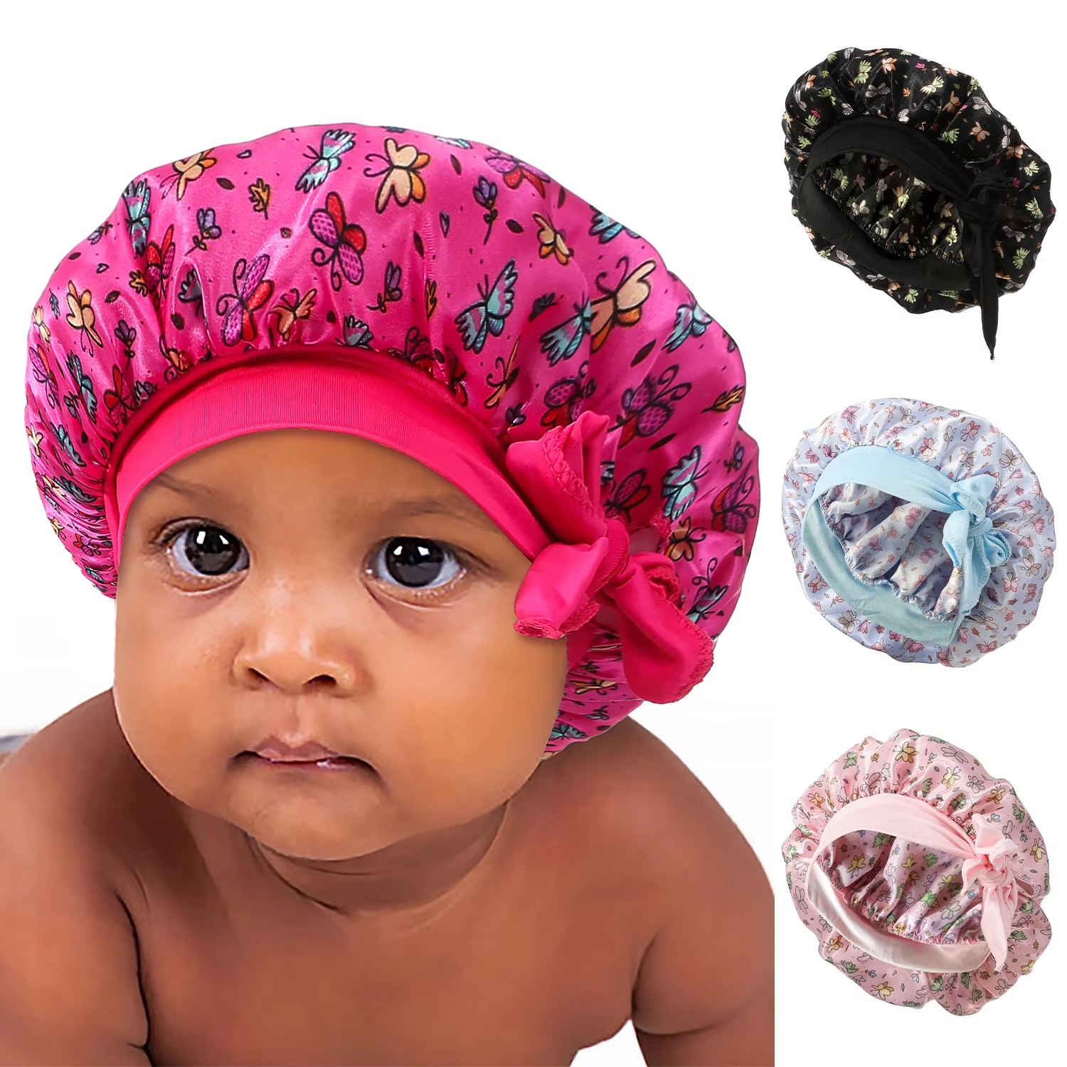 Hair Care For 5 Year Old Girl - Bonnet en Satin pour bébé, soins