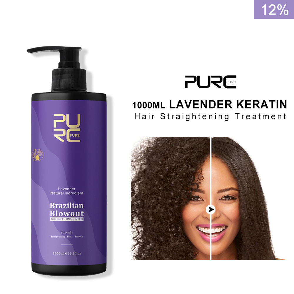 Hair Care Korean - PURC lavande 12% traitement lissant à