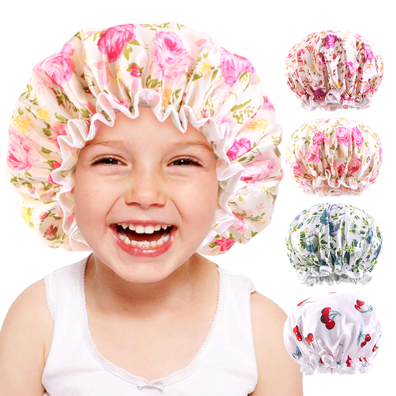 Hair Care For 5 Year Old Girl - Bonnet de douche Double couche réglable