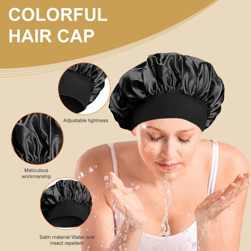 Bonnet de nuit en satin, lot d - Satin Hair Bonnet avis et prix