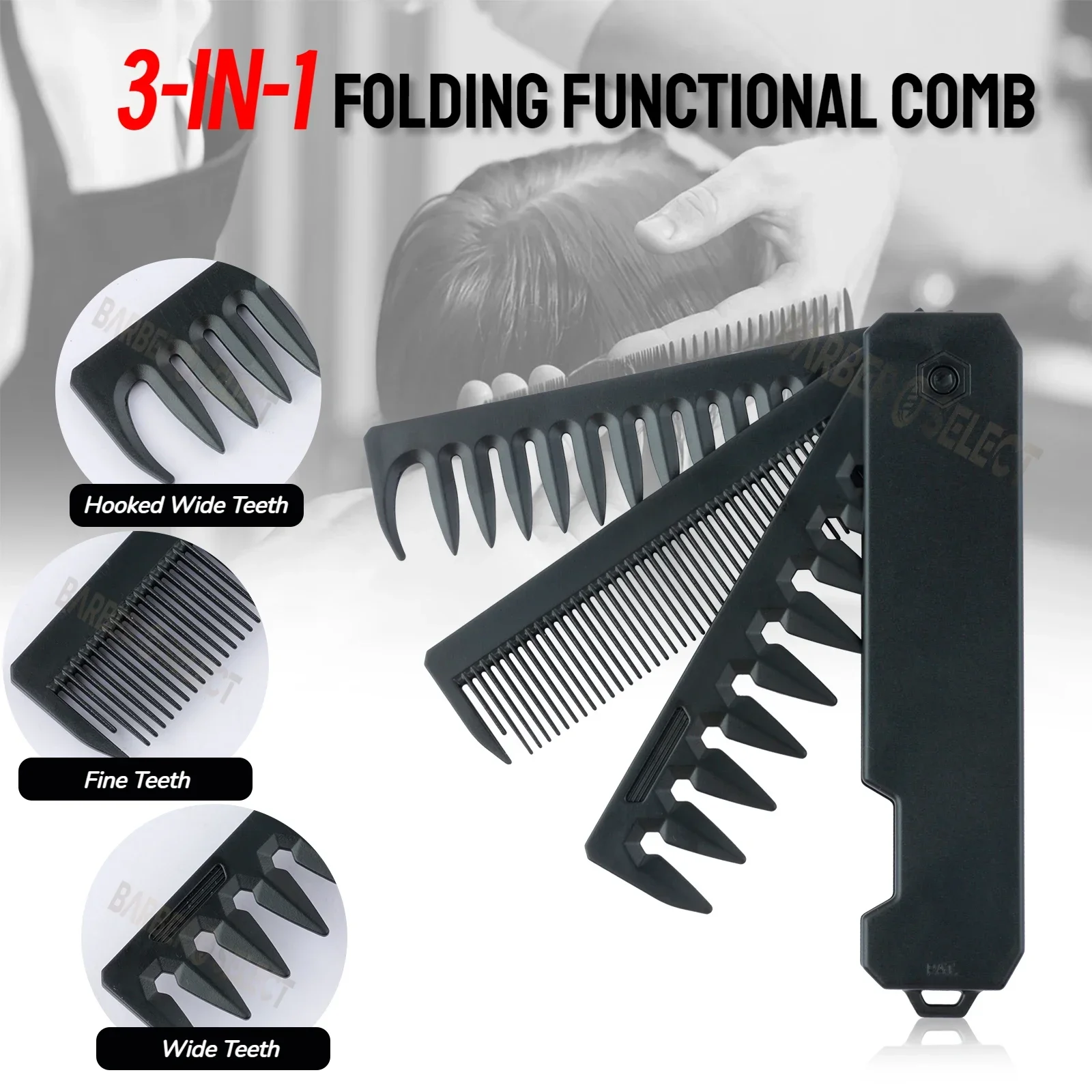 Nouveau peigne pliable portabl - Detangling Wide Comb avis et prix