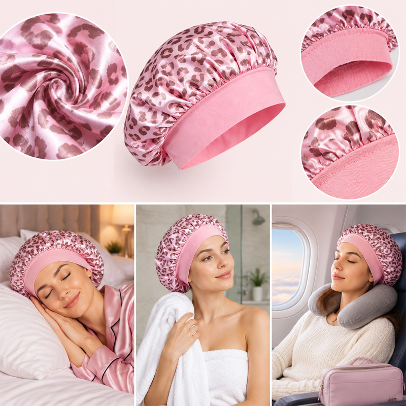 Ensemble de bigoudis sans chal - Satin Hair Bonnet avis et prix