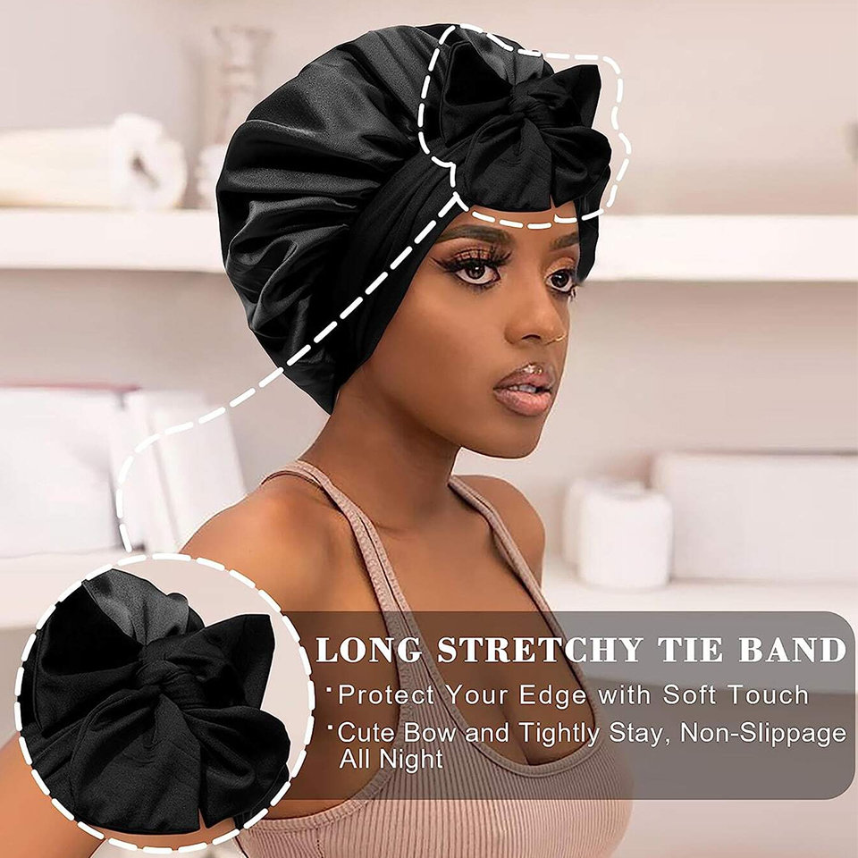 Chapeau de couchage en Satin s - Satin Hair Bonnet avis et prix