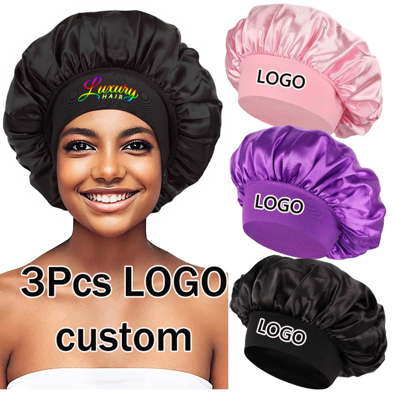 Bonnets en satin de soie avec  - Satin Hair Bonnet avis et prix