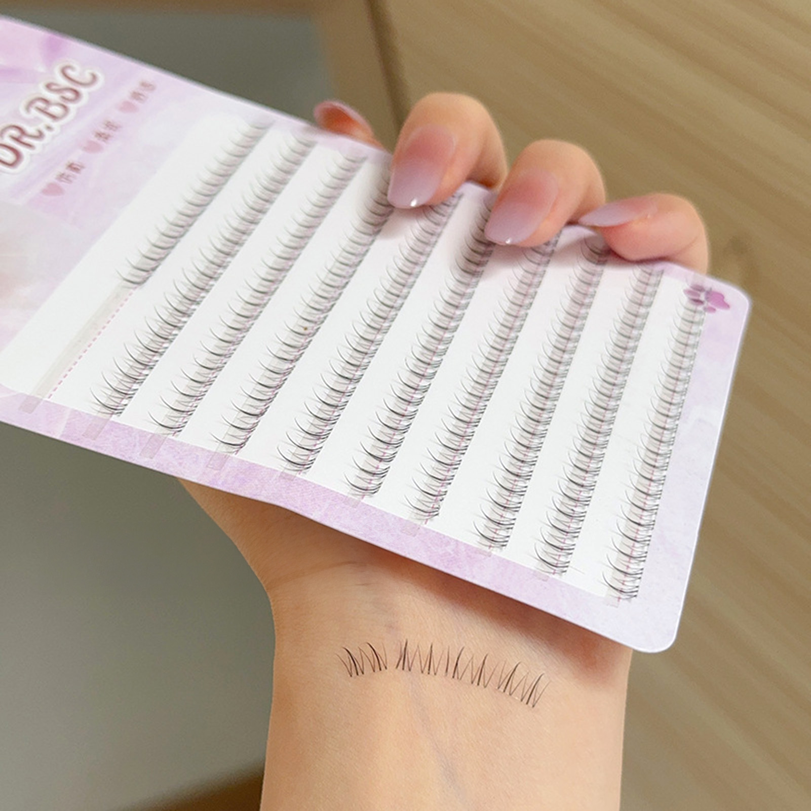 Faux-cils à bande fine, bricol - Hair Care Korean avis et prix