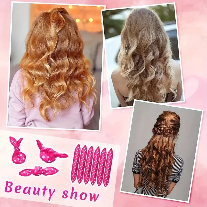 Kit de bigoudis en mousse sans - Satin Hair Bonnet avis et prix